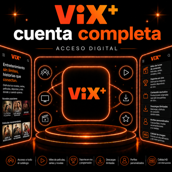 Cuenta ViX+ premium barata